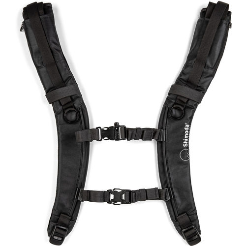 רצועת כתפיים Shimoda Designs 520-230 Women's Simple Petite Backpack Straps (Black)