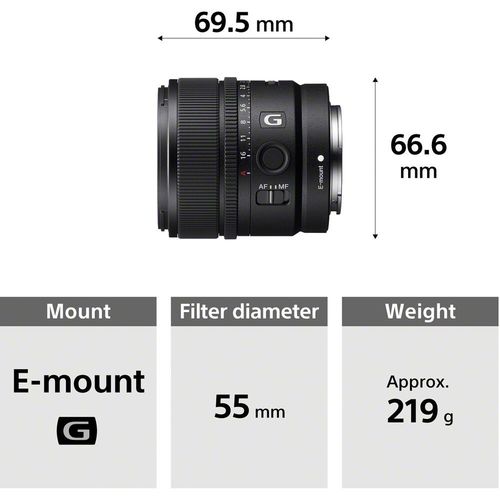 עדשה Sony E 15mm f/1.4 G