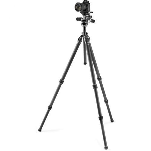 קיט חצובה וראש - Gitzo GT3532 Mountaineer Series 3 Carbon Fiber Tripod with 3-Way Fluid Head Kit