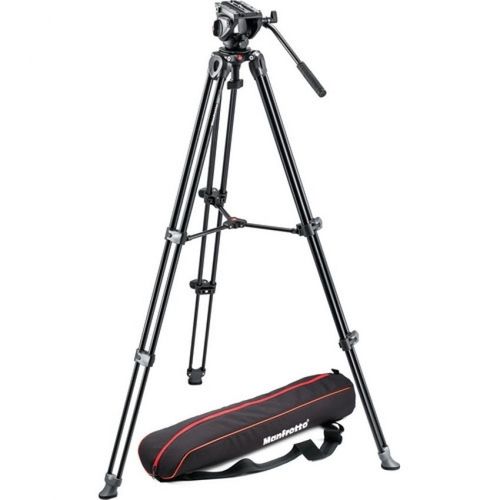 חצובה כולל ראש וידאו Manfrotto MVK500AM Lightweight Fluid Video System
