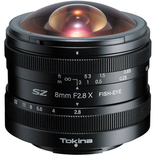 עדשה Tokina SZ 8mm f/2.8 APS-C Fisheye for Fuji X