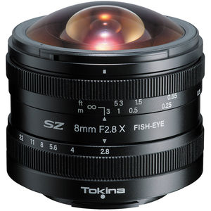 עדשה Tokina SZ 8mm f/2.8 APS-C Fisheye for Fuji X