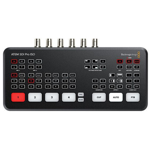 מקלדת שליטה Blackmagic Design ATEM SDI Pro ISO Switcher