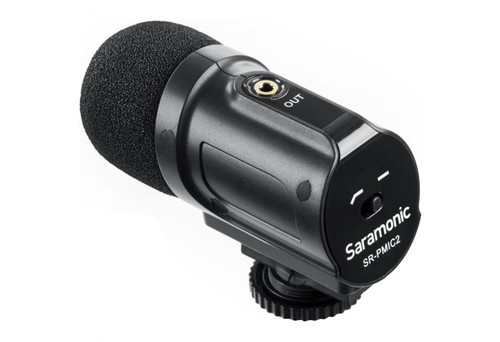 מיקרופון סטריאו למצלמה Saramonic SR-PMIC2