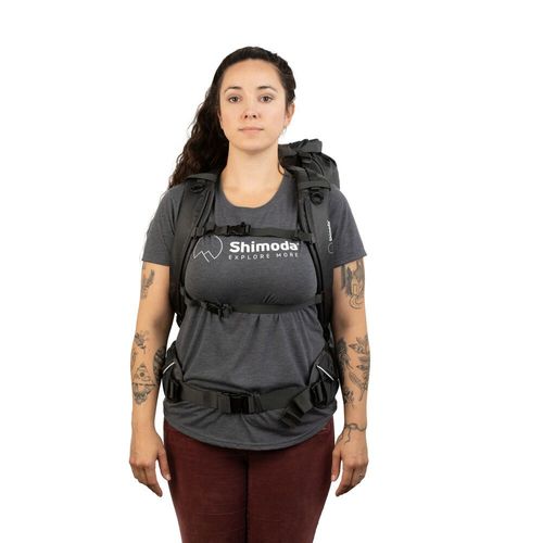 רצועת כתפיים Shimoda Designs 520-231 Women's Simple Backpack Straps (Black)