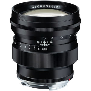 עדשה Voigtlander Nokton 75mm f/1.5 (Black)