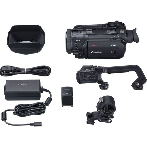 מצלמת וידאו מקצועית Canon XA75 UHD 4K Dual-Pixel Autofocus