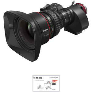 עדשה Canon CINE-SERVO 15-120mm T2.95-3.9 Zoom Lens KIT with SS-41-IASD Servo (EF Mount)