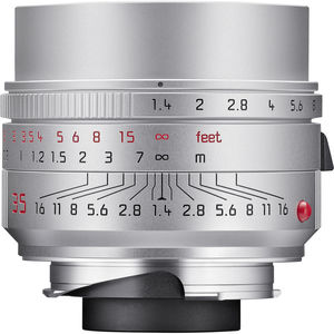 עדשה Leica Summilux-M 35mm f/1.4 ASPH Silver 2022 Version
