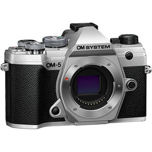 מצלמה OM SYSTEM OM-5 Mirrorless Body (Silver) גוף בלבד