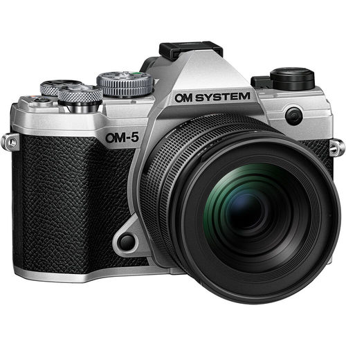 מצלמה OM SYSTEM OM-5 Kit 12-45mm f/4 PRO (Silver)