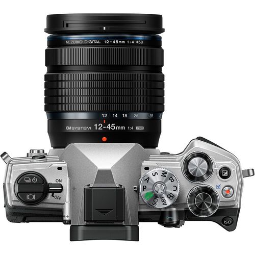 מצלמה OM SYSTEM OM-5 Kit 12-45mm f/4 PRO (Silver)