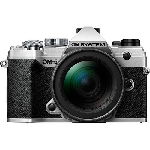 מצלמה OM SYSTEM OM-5 Kit 12-45mm f/4 PRO (Silver)