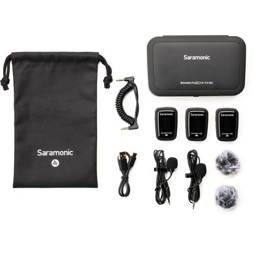 ערכת משדרים ומקלט אלחוטיים Saramonic Blink500 ProX B2