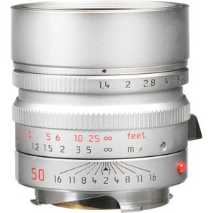 עדשה Leica Summilux-M 50mm f/1.4 ASPH Silver (Made in Portugal)