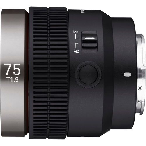 עדשת סינמה Samyang Cine V-AF 75mm T1.9 FE Sony E-Mount