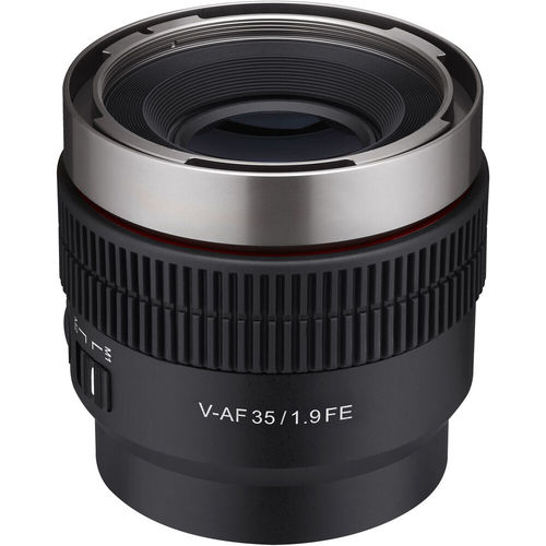 עדשת סינמה Samyang Cine V-AF 35mm T1.9 FE Sony E-Mount