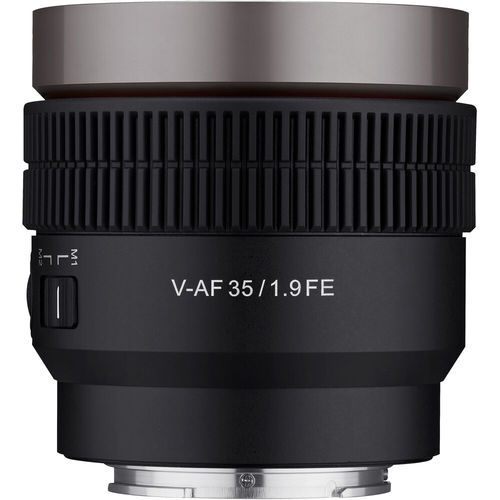 עדשת סינמה Samyang Cine V-AF 35mm T1.9 FE Sony E-Mount