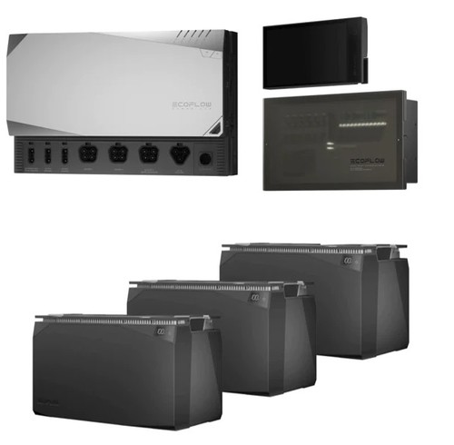קיט מערכת אגירה ECOFLOW POWER KIT 62KWH 3600W