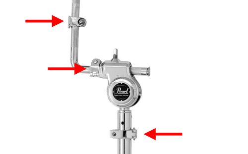 זוית נוספת Pearl THL-1030S GyroLock-L Tom Holder