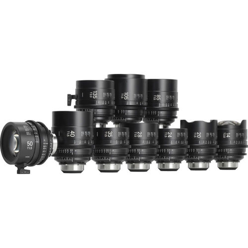 סט עדשות סינמה Sigma Cine FF Classic Art Prime 10-Lens Set