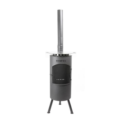 תנור גינה עץ BONFEU BonTino LP Black