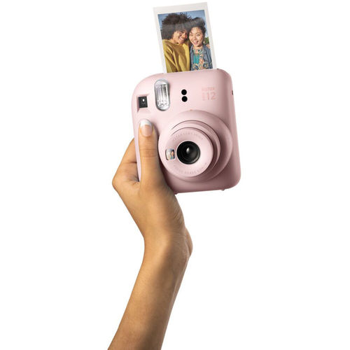 מצלמת פיתוח מיידי Fujifilm Instax Mini 12 Instant Film Camera (Blossom Pink) ורוד