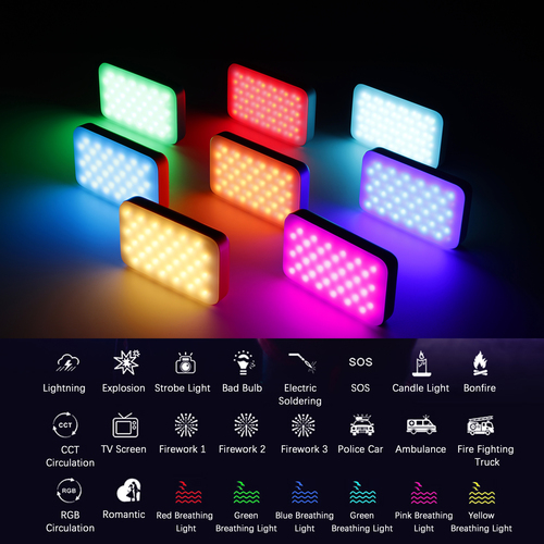 פנס לד Weeylite S05-B Pocket OLED RGB LED