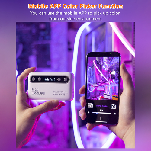 פנס לד Weeylite S05-B Pocket OLED RGB LED