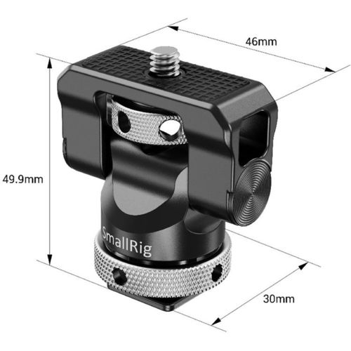 מחזיק מוניטור מסתובב עם מחבר נעל קרה SmallRig BSE2346