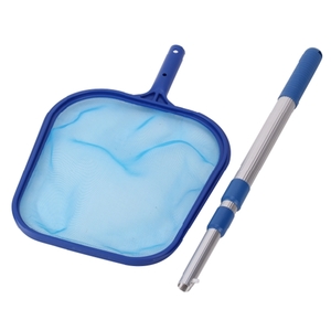 רשת עלים שטוחה עם מוט טלסקופי 1.2מ