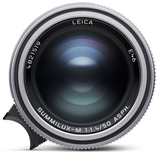 עדשה Leica Summilux-M 50mm f/1.4 ASPH. Lens (Leica M, Silver, 2023 Version)