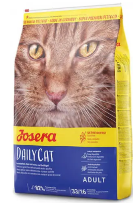 JOSERA DailyCat מזון יבש לחתול בוגר ללא דגנים 2 ק