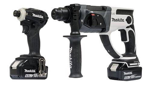 סט 2 כלים 18V נטען עם 2 סוללות 6A ומטען MAKITA DLX2511GJ