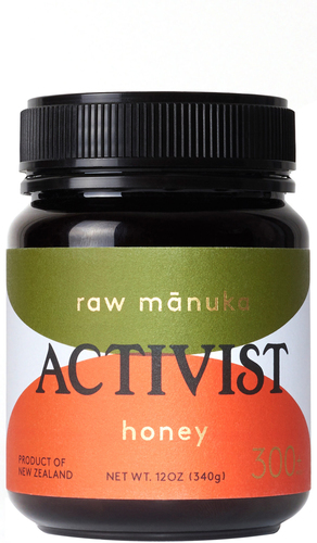 דבש מצוף פרחי מאנוקה 340 גרם | Activist Raw Manuka Honey 300+ MGO Mono-flower