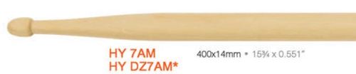 מקלות לתופים American Hickory Series - 7A Wooden Tip מבית LIVERPOOL