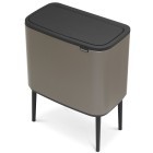 פח אשפה למטבח BO טאץ 36 ליטר, פלטינום Brabantia