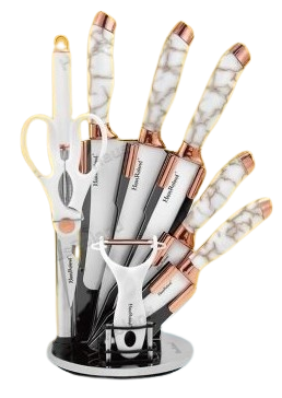 סט 8 סכינים כולל בסיס מסתובב Haus Roland HR621-2
