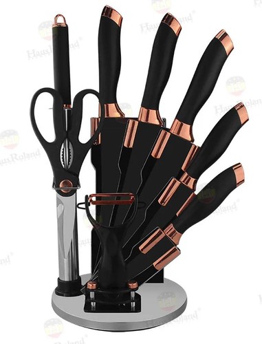 סט 8 סכינים כולל בסיס מסתובב Haus Roland HR621-1
