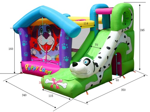 מתקן מתנפח לילדים - כלבלב דלמטי 9109