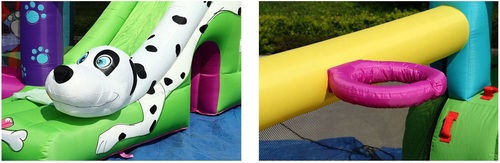 מתקן מתנפח לילדים - כלבלב דלמטי 9109