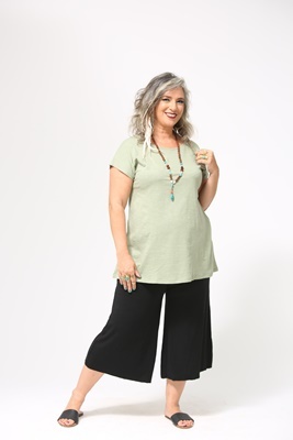 מכנס לייקרה 7/8 plus size