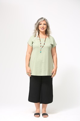 מכנס לייקרה 7/8 plus size