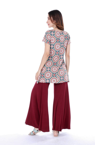 טוניקה מלו שרוול קצר plus size