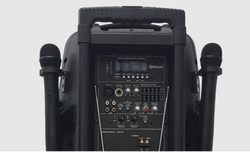 בידורית מדגם Pro-Tech PA512 כוללת מיקרופונים אלחוטיים