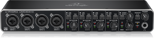 כרטיס קול דגם UMC404HD מבית BEHRINGER
