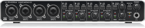כרטיס קול דגם UMC404HD מבית BEHRINGER