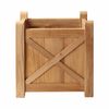  עציץ מרובע עץ טיק ROSENBORG planter box