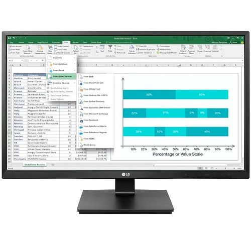מסך מחשב Full HD LG 27BK55YP-B 27