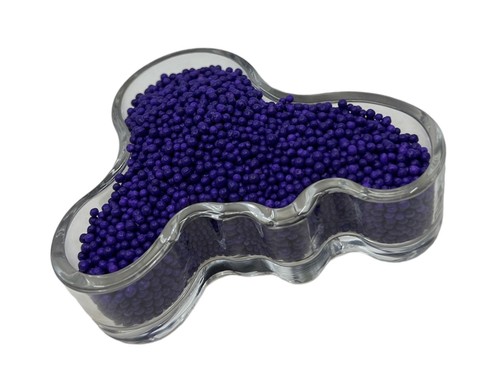 סוכריות קישוט סגול מזרה קטנות 1 ק''ג Purple Round Sprinkles